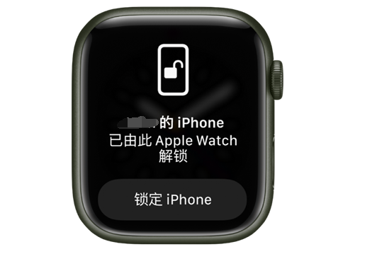 阳山苹果手机维修分享用 AppleWatch 解锁配备面容 ID 的 iPhone方法 